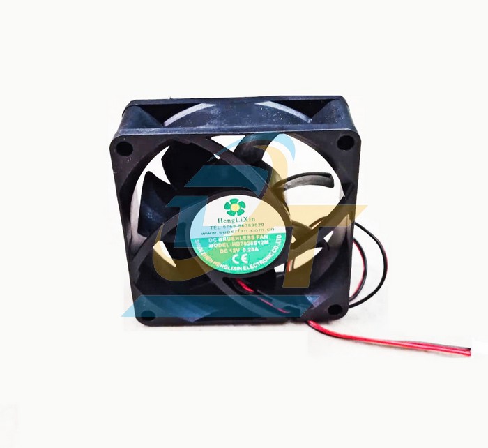 Quạt h&uacute;t 70x70x25mm 12V HengLiXin HD7025S12M  HengLiXin | Gi&aacute; rẻ nhất - C&ocirc;ng Ty TNHH Thương Mại Dịch Vụ Đạt T&acirc;m