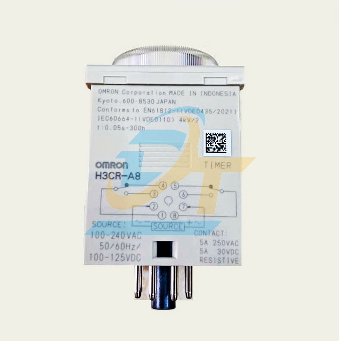 Relay thời gian AC100-240/DC100-125 Omron H3CR-A8 H3CR-A8 Omron | Gi&aacute; rẻ nhất - C&ocirc;ng Ty TNHH Thương Mại Dịch Vụ Đạt T&acirc;m