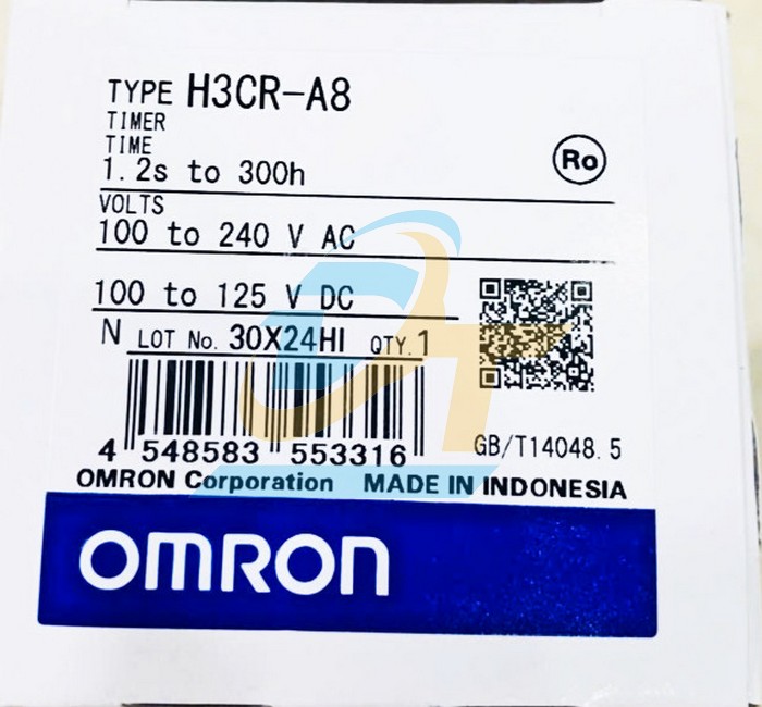 Relay thời gian AC100-240/DC100-125 Omron H3CR-A8 H3CR-A8 Omron | Gi&aacute; rẻ nhất - C&ocirc;ng Ty TNHH Thương Mại Dịch Vụ Đạt T&acirc;m