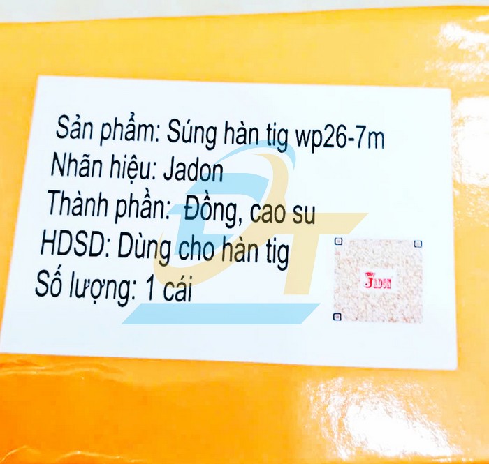 S&uacute;ng h&agrave;n Tig Jadon WP26-7M  JADON | Gi&aacute; rẻ nhất - C&ocirc;ng Ty TNHH Thương Mại Dịch Vụ Đạt T&acirc;m