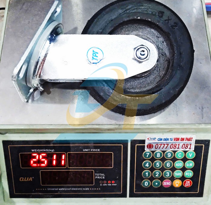 B&aacute;nh xe đẩy cao su 150x50 c&agrave;ng xoay (C&agrave;ng d&agrave;y)  VietNam | Gi&aacute; rẻ nhất - C&ocirc;ng Ty TNHH Thương Mại Dịch Vụ Đạt T&acirc;m