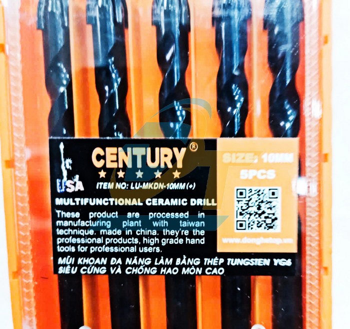 Mũi khoan đa năng 4 cạnh 10mm Century LU-MKDN-10MM(+)  Century | Gi&aacute; rẻ nhất - C&ocirc;ng Ty TNHH Thương Mại Dịch Vụ Đạt T&acirc;m