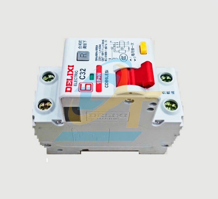 Cầu dao chống giật RCBO 1P+N 32A 30mA Delixi CDB6LESi1C32  DELIXI | Gi&aacute; rẻ nhất - C&ocirc;ng Ty TNHH Thương Mại Dịch Vụ Đạt T&acirc;m