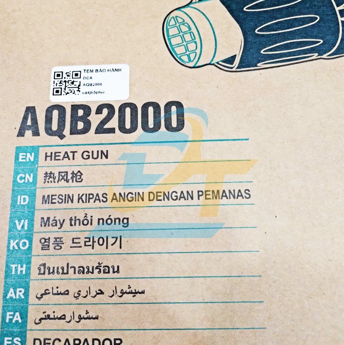 S&uacute;ng thổi hơi n&oacute;ng 2000W DCA AQB2000 AQB2000 DCA | Gi&aacute; rẻ nhất - C&ocirc;ng Ty TNHH Thương Mại Dịch Vụ Đạt T&acirc;m