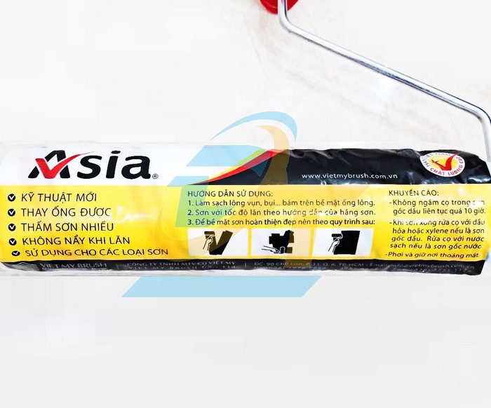 Cọ lăn 2 sọc Asia c&aacute;n đỏ Việt Mỹ 9"/23cm  VietMy | Gi&aacute; rẻ nhất - C&ocirc;ng Ty TNHH Thương Mại Dịch Vụ Đạt T&acirc;m