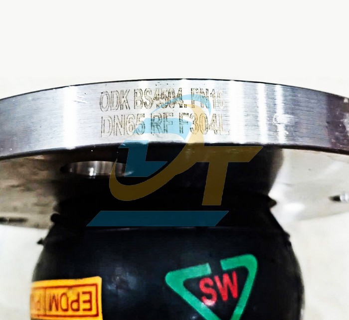 Khớp nối mềm cao su EPDM mặt b&iacute;ch inox 304 PN16 2-1/2" - DN65  VietNam | Gi&aacute; rẻ nhất - C&ocirc;ng Ty TNHH Thương Mại Dịch Vụ Đạt T&acirc;m