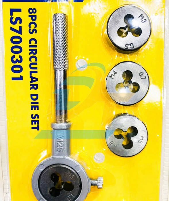 Bộ tay quay taro ren ngo&agrave;i 8 chi tiết M3-M12 LS+ LS700301  LS+ | Gi&aacute; rẻ nhất - C&ocirc;ng Ty TNHH Thương Mại Dịch Vụ Đạt T&acirc;m