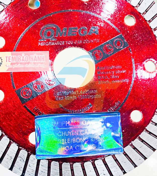 Lưỡi cắt gạch Omega 110x10x1.4x20  OMEGA-DiamondTools | Gi&aacute; rẻ nhất - C&ocirc;ng Ty TNHH Thương Mại Dịch Vụ Đạt T&acirc;m