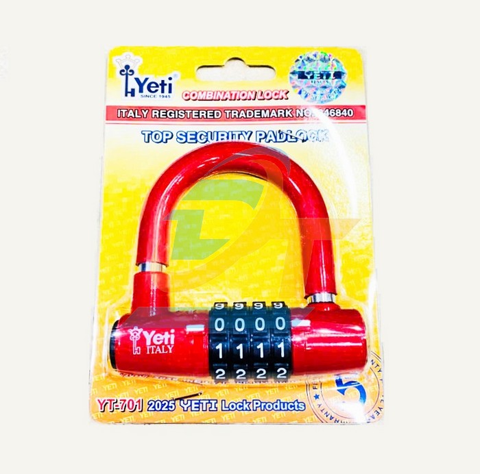 Ổ kh&oacute;a U 4 số Yeti YT-701 YT-701 Yeti | Gi&aacute; rẻ nhất - C&ocirc;ng Ty TNHH Thương Mại Dịch Vụ Đạt T&acirc;m
