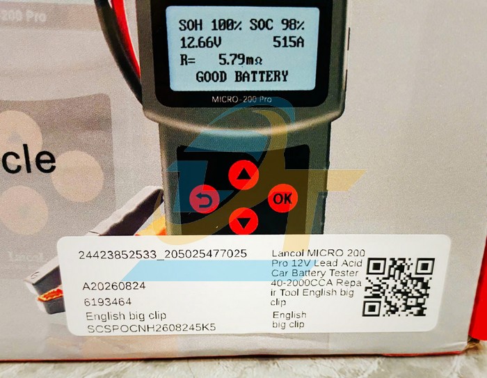 Đồng hồ kiểm tra b&igrave;nh ắc quy Lancol MICRO-200 Pro  LANCOL | Gi&aacute; rẻ nhất - C&ocirc;ng Ty TNHH Thương Mại Dịch Vụ Đạt T&acirc;m