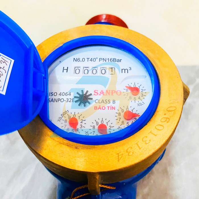 Đồng hồ nước sạch th&acirc;n gang nối ren Sanpo DN32 DN32 Sanpo | Gi&aacute; rẻ nhất - C&ocirc;ng Ty TNHH Thương Mại Dịch Vụ Đạt T&acirc;m