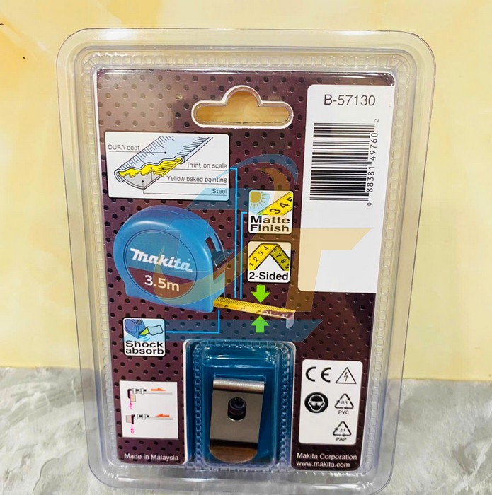 Thước cuộn 3.5mx16mm Makita B-57130 B-57130 Makita | Gi&aacute; rẻ nhất - C&ocirc;ng Ty TNHH Thương Mại Dịch Vụ Đạt T&acirc;m